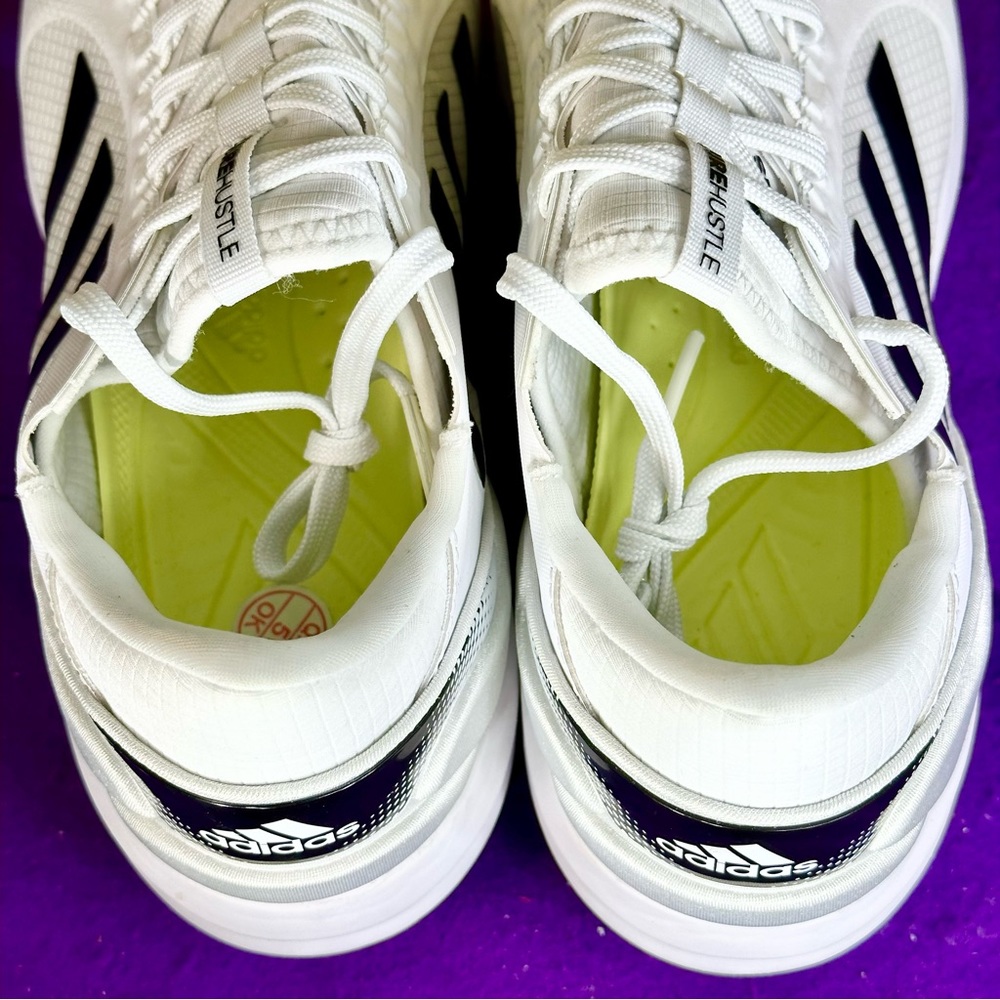 Adidas Purehustle 2 Elite FY4393 Women’s Softball Cleats Size 11.5 White New - Picture 4 of 11